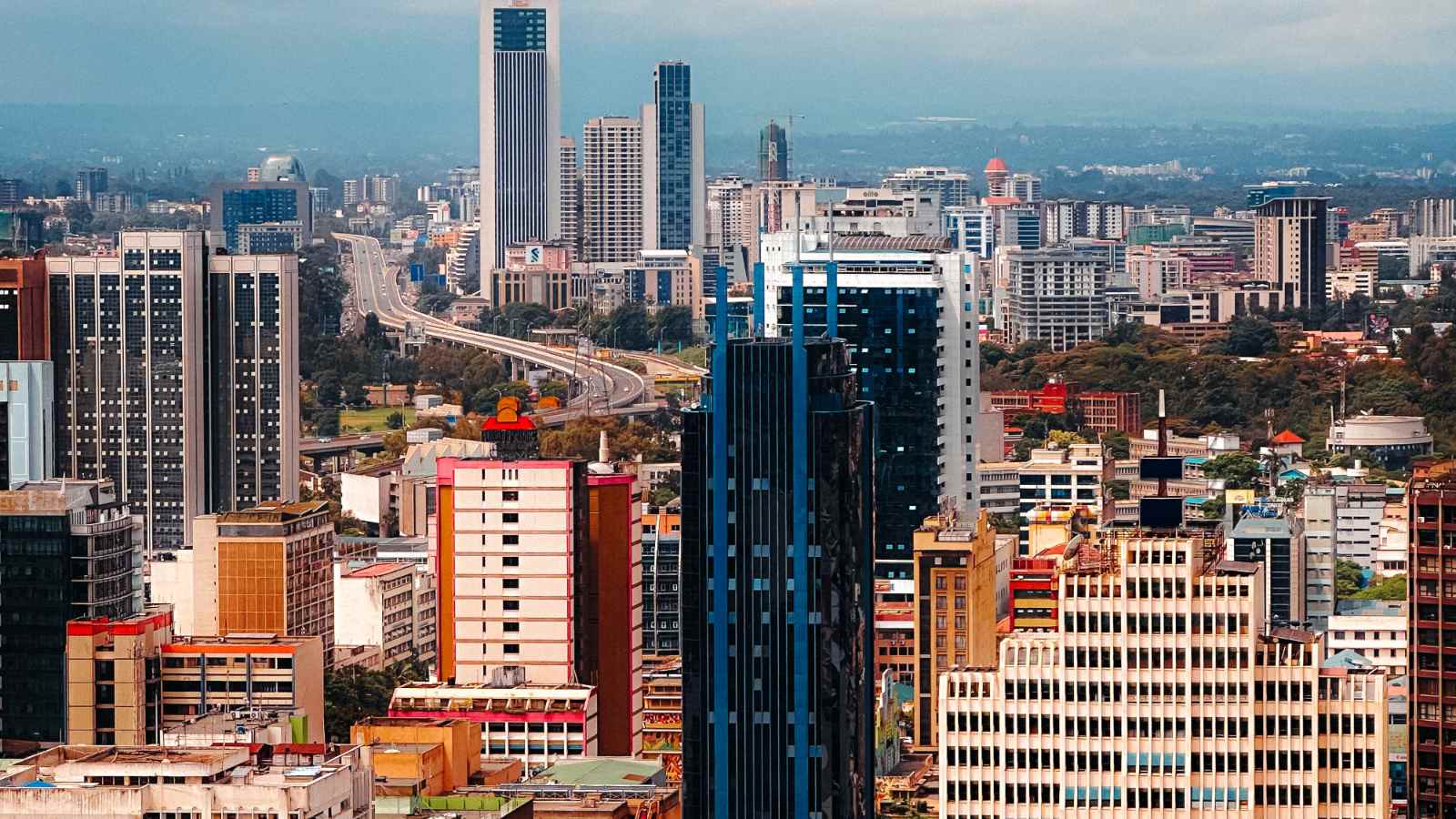 Nairobi city skyline